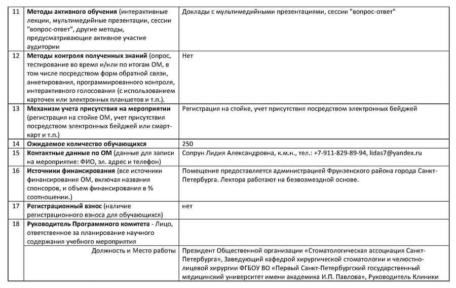 Паспорт образовательного мероприятия - стр. 2